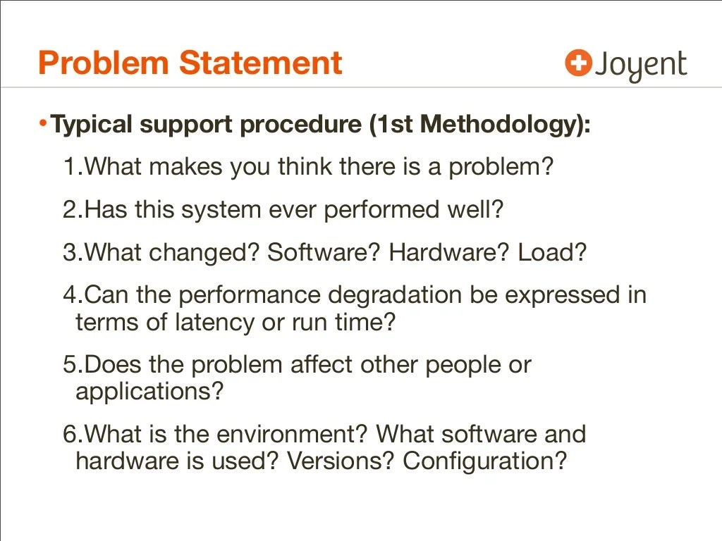 Problem Statement • Typical support