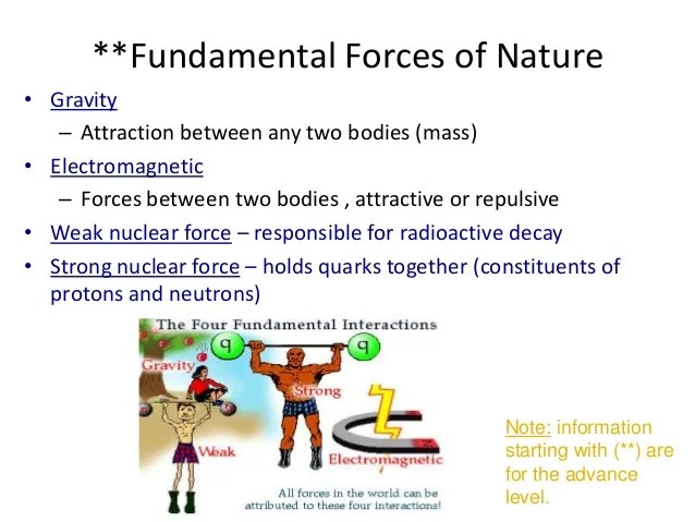 Force and motion