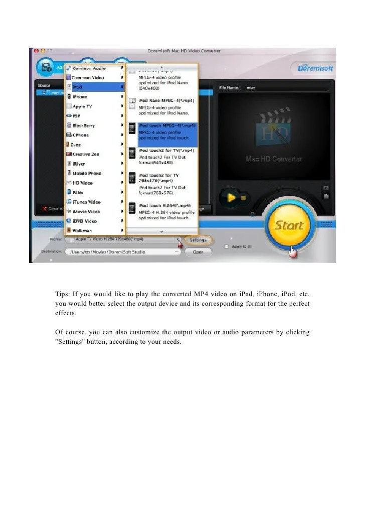 How to change quicktime movie to mp4 msaresume