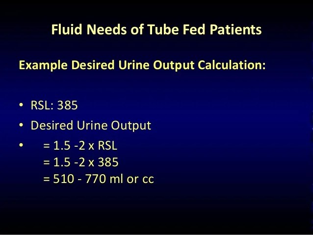 Formula osmolality and nutritional needs