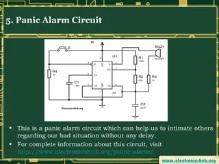 Free Electronics Projects Circuits and their Applications | PPT
