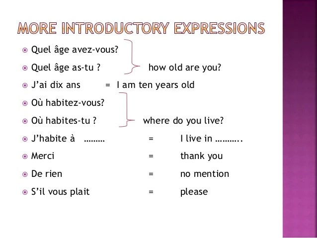 French basics & grammar updated