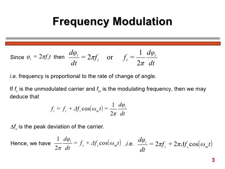 Frequency modulation