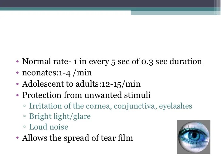 Frequent blinking in children