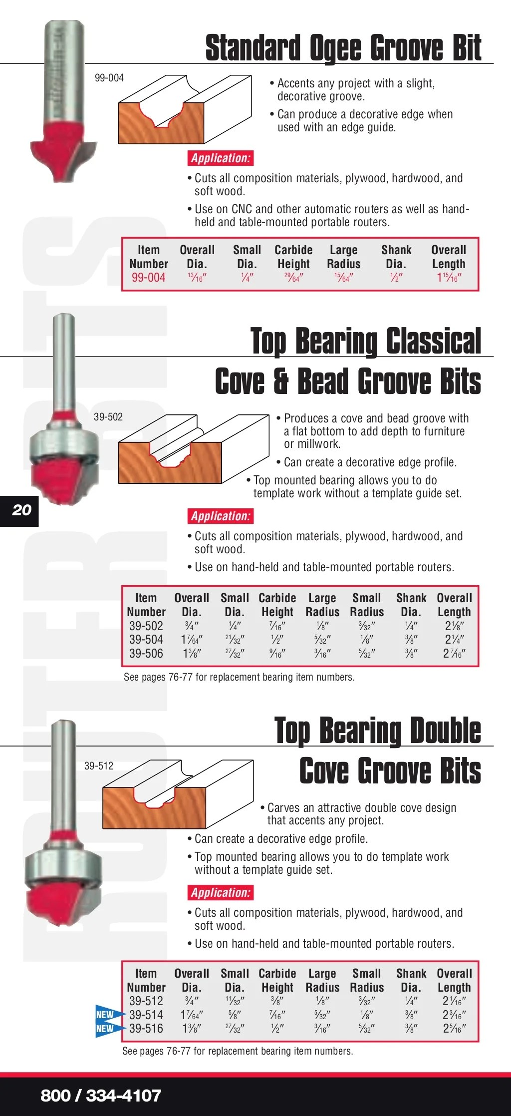 Freud Precision Router Bits