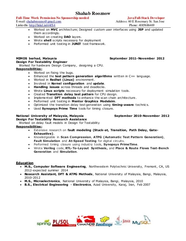 Passion Full Stack Developer Job Description Pdf References