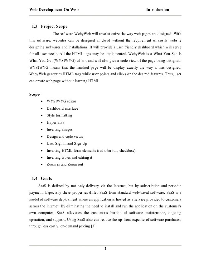 Web Development on Web Project Report Web Development on Web Project Report