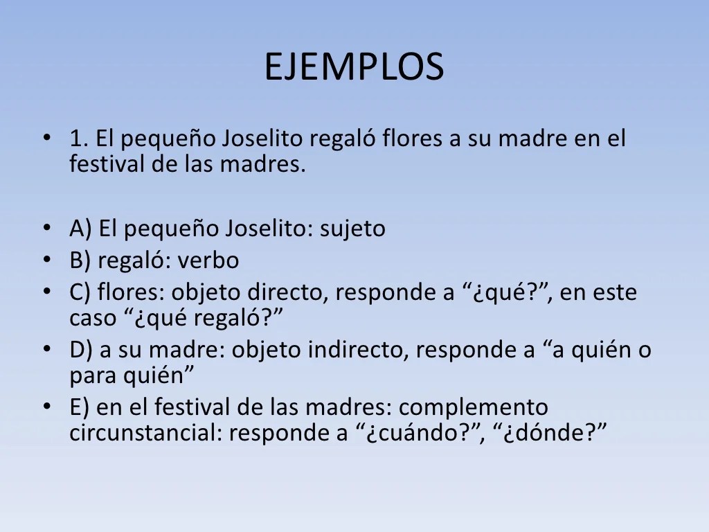 Funciones sintácticas