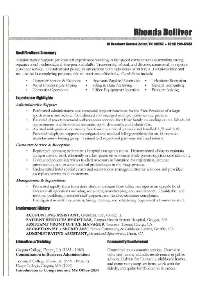 Functional Resume Template Word 12 Functional Resume Template