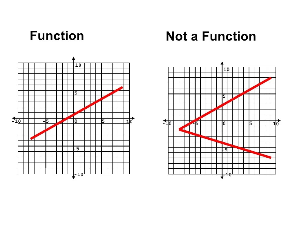 Function vs not function