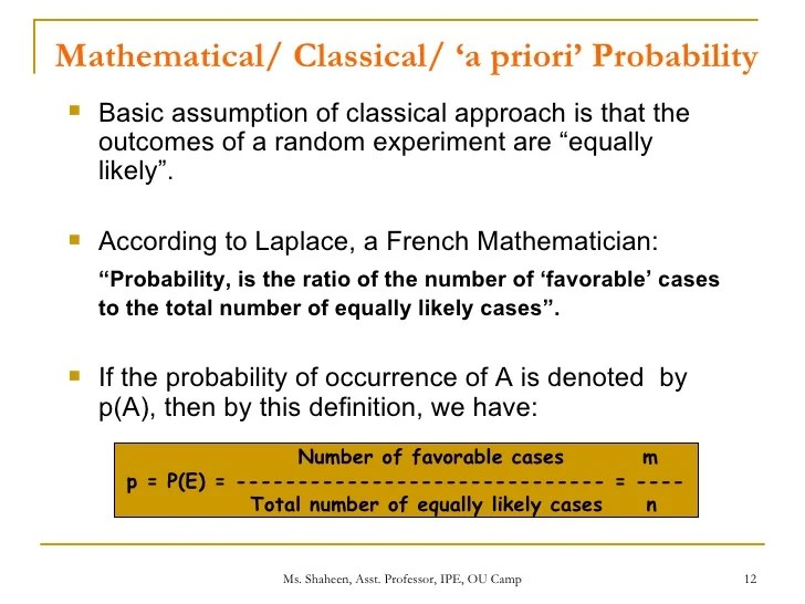 Fundamentals Probability 08072009