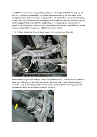 Gearshift fix e30 | PDF