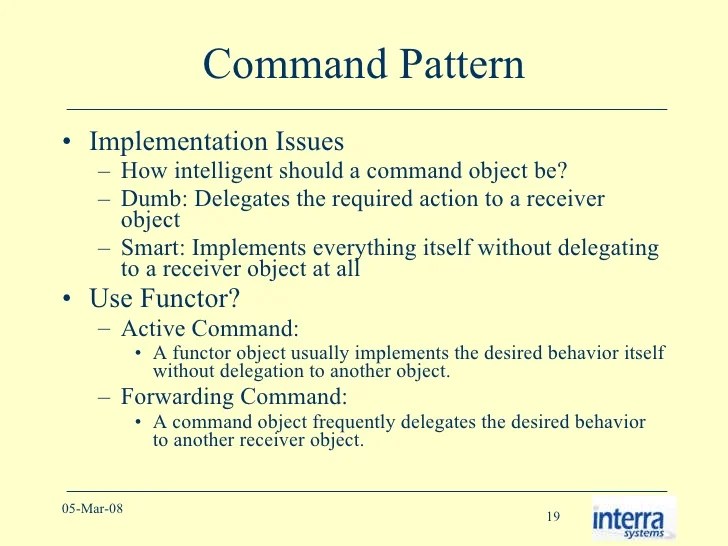 Generalized Functors Realizing Command Design Pattern in C++