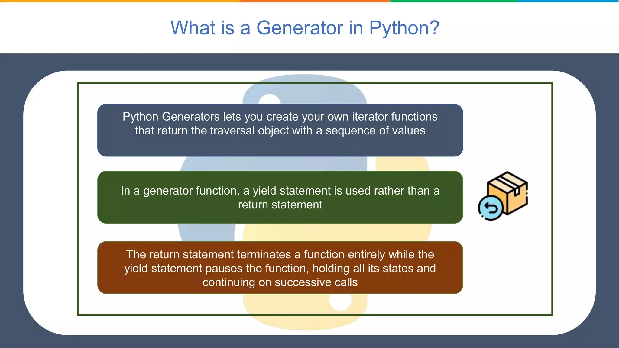 Generators In Python PPT