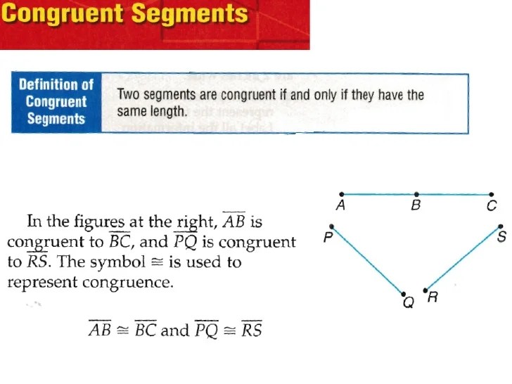 Geometry congruent segments