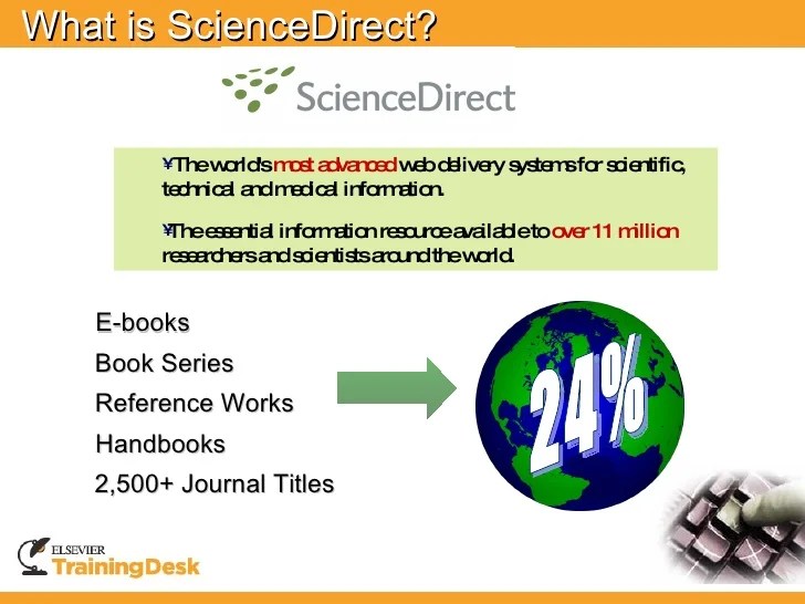 Getting Started With ScienceDirect