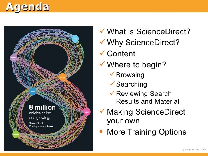 Getting Started With ScienceDirect