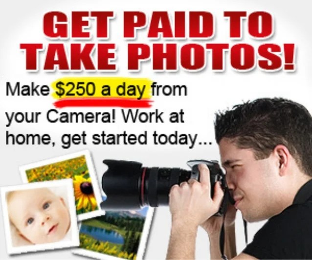 GET PAID TO TAKE PHOTOS!