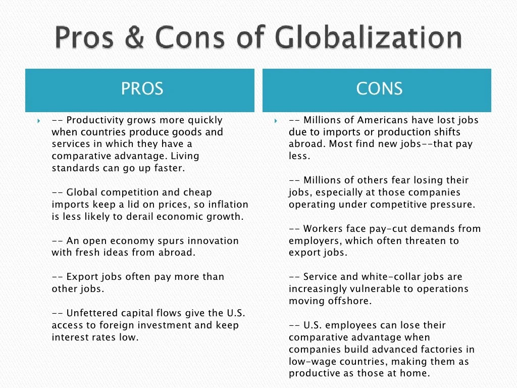 List Positive Effects Of Globalization Positivejullla