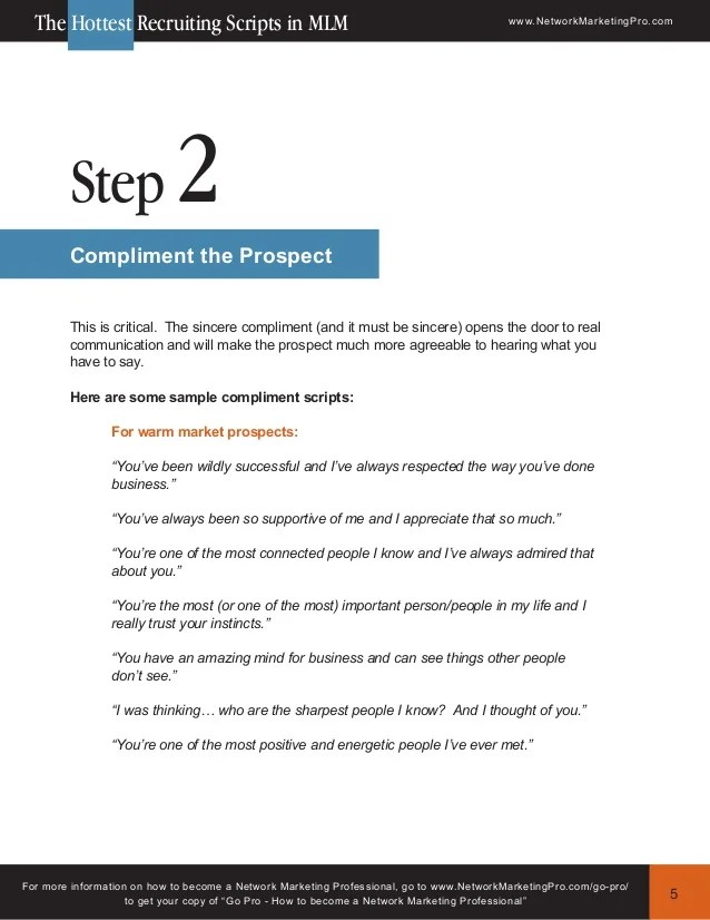 Go Pro Recruiting Scripts