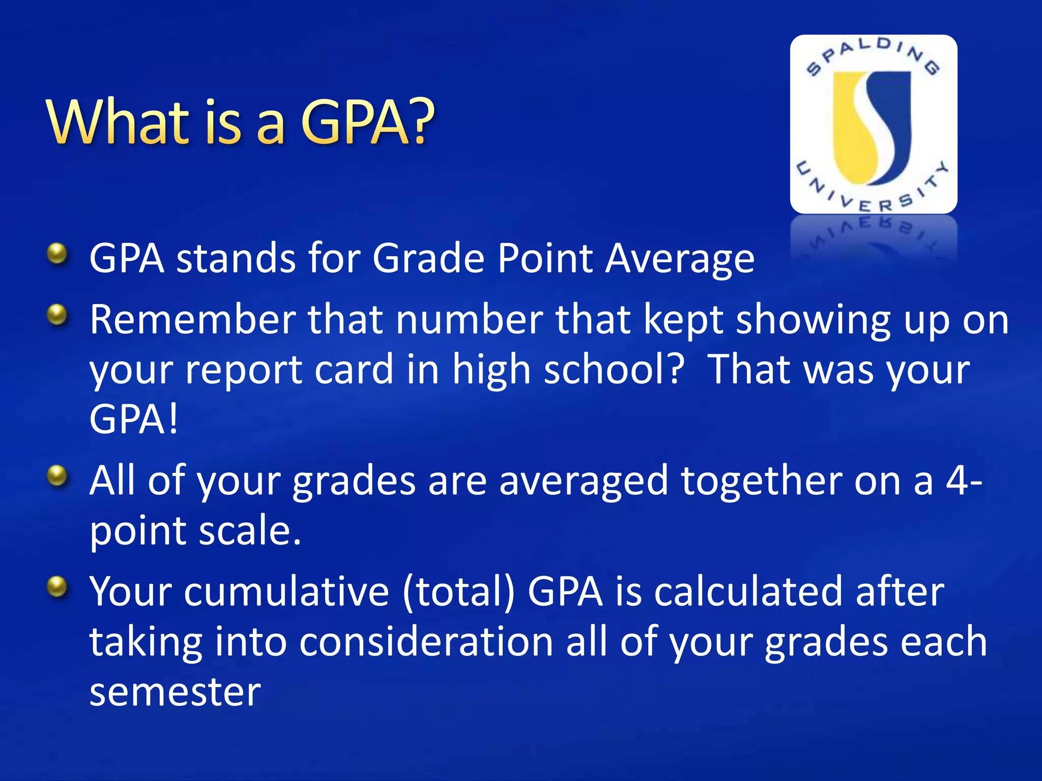 GPA Basics PPTX