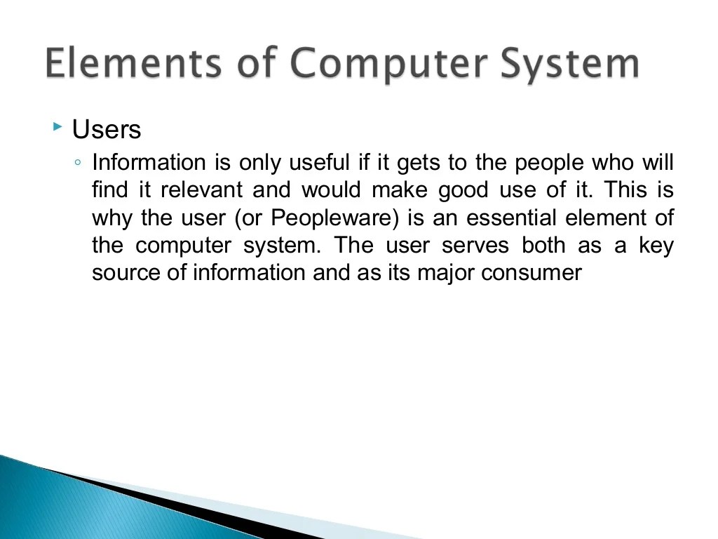 Grade 7 elements of computer system