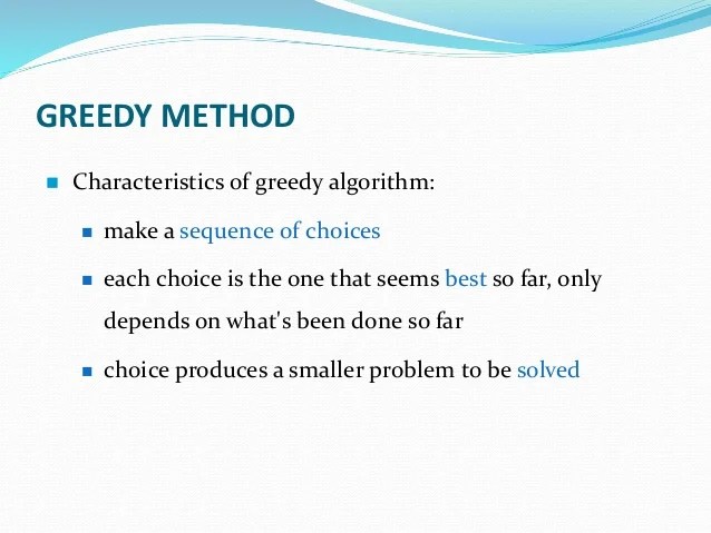Greedy Algorithm Knapsack Problem