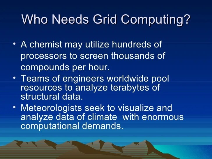 Grid Computing