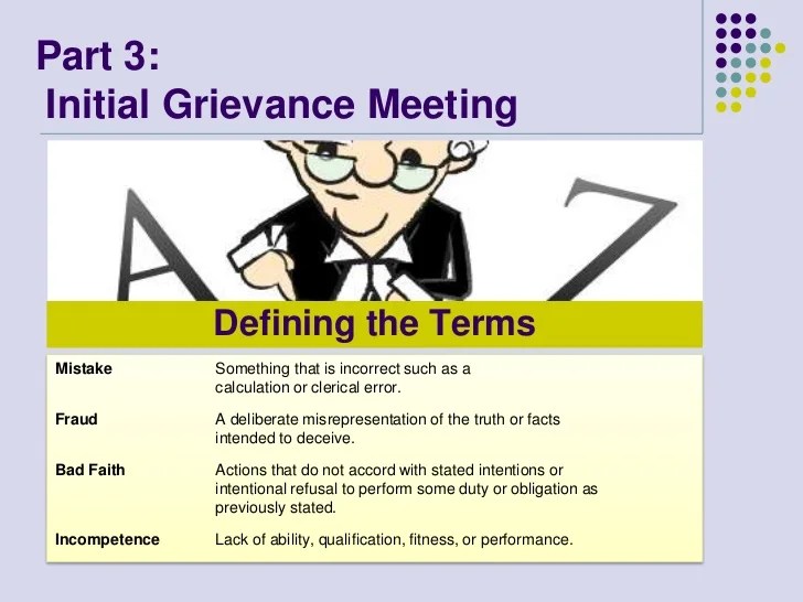 Grievance Committee Training Presentation