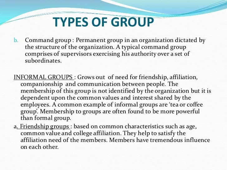 Group dynamics