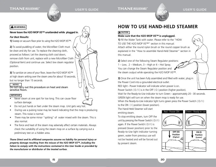 H2o Mop Steam Cleaner User Manual Mac Soft Download