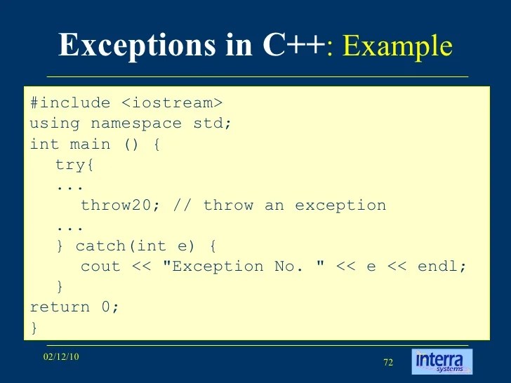 Handling Exceptions In C & C++[Part A]