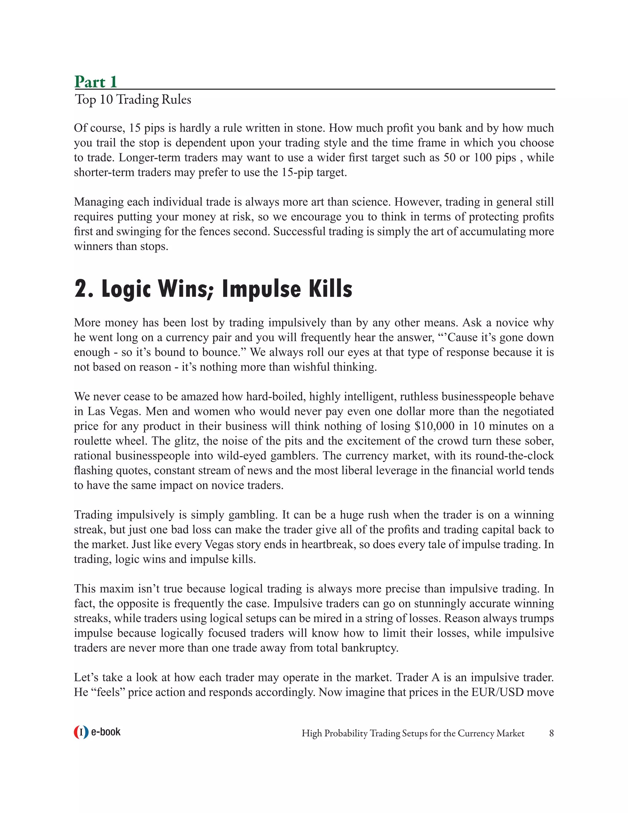 High Probability Trading Setups PDF