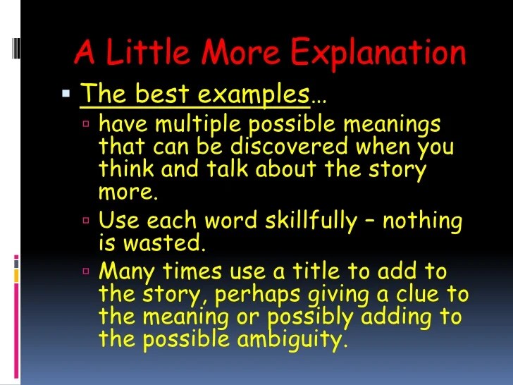 Hint fiction powerpoint keller