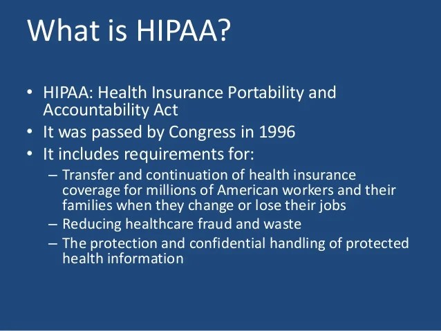 Complying with HIPAA Security Rule