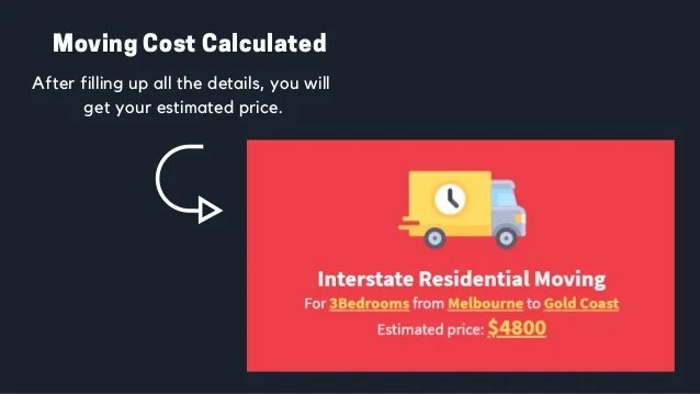 How to use interstate moving cost calculator? StepbyStep