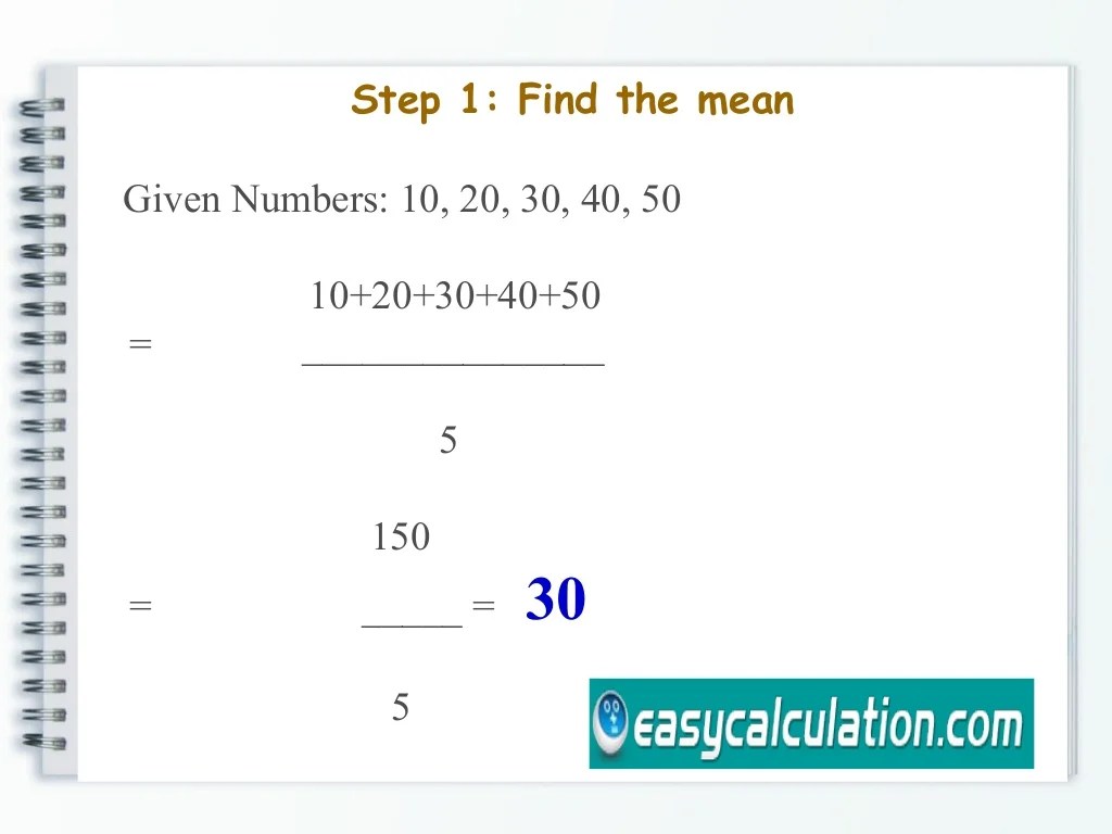 How to Calculate Standard Deviation Easycalculation