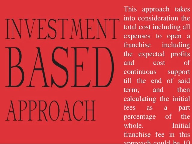 How does a Franchisor calculate the Initial Franchise Fees?
