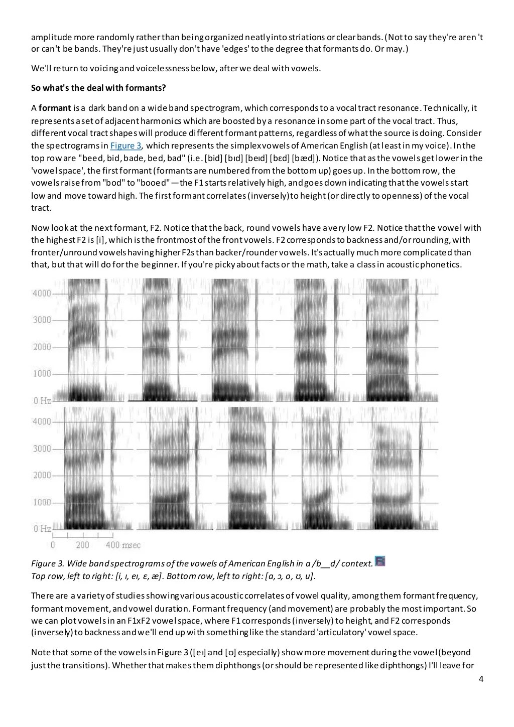 How do i read a spectrogram