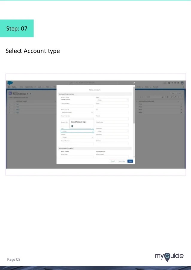 How to add new account in Salesforce lightning SlideShare