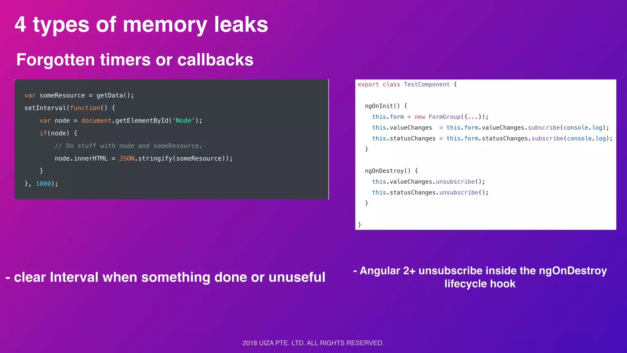 How to avoid memory leak in javascript nguyentvkuiza.io