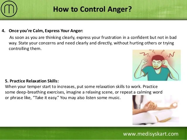 How to Control Anger