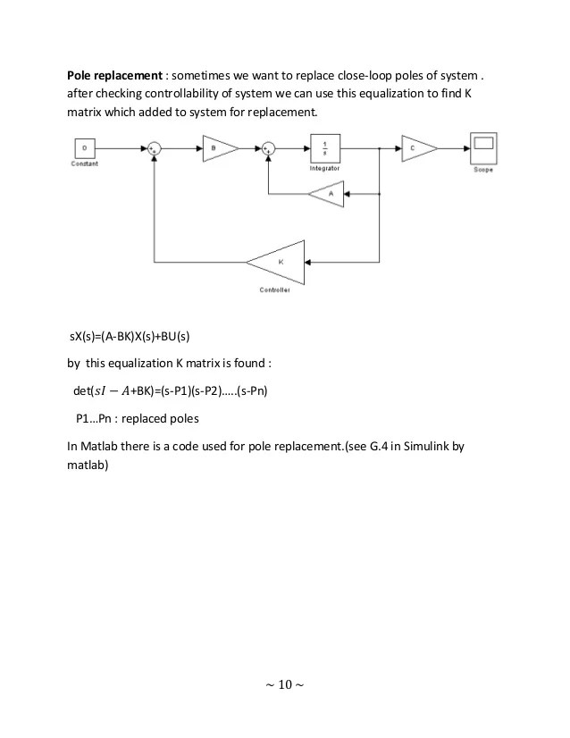 How to design a linear control system