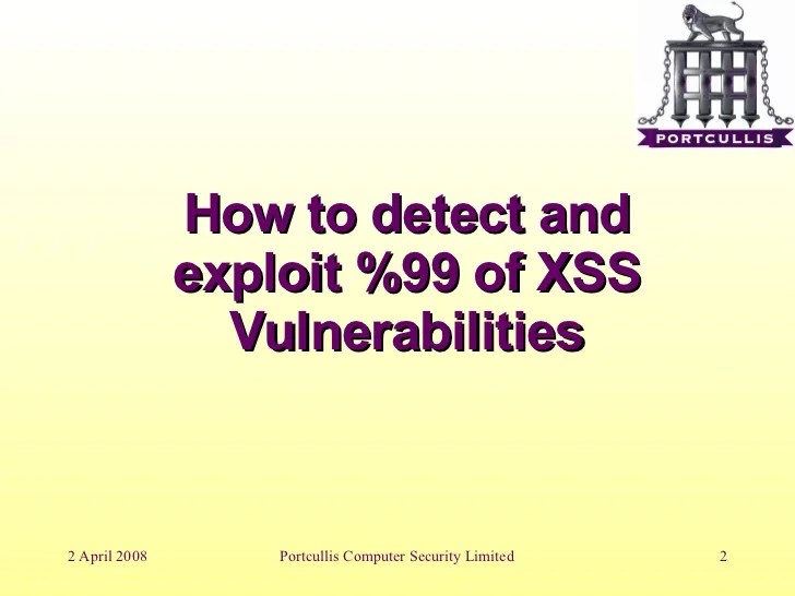 How To Detect Xss