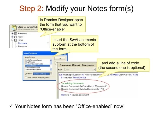 Office Integration for Lotus Notes Tutorial