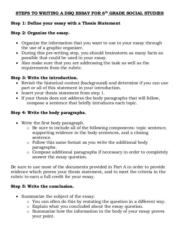 How to for sixth grade