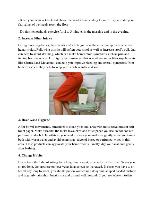 Learn How To Heal Hemorrhoids Fast With 6 Simple Tips
