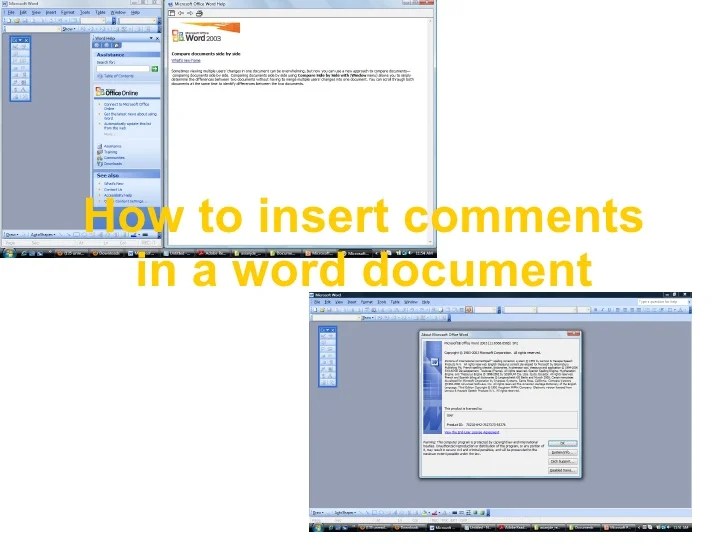 How To Insert Comments In A Word Document