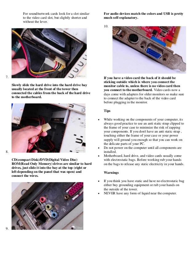 How to install computer hardware 10 steps (with pictures)