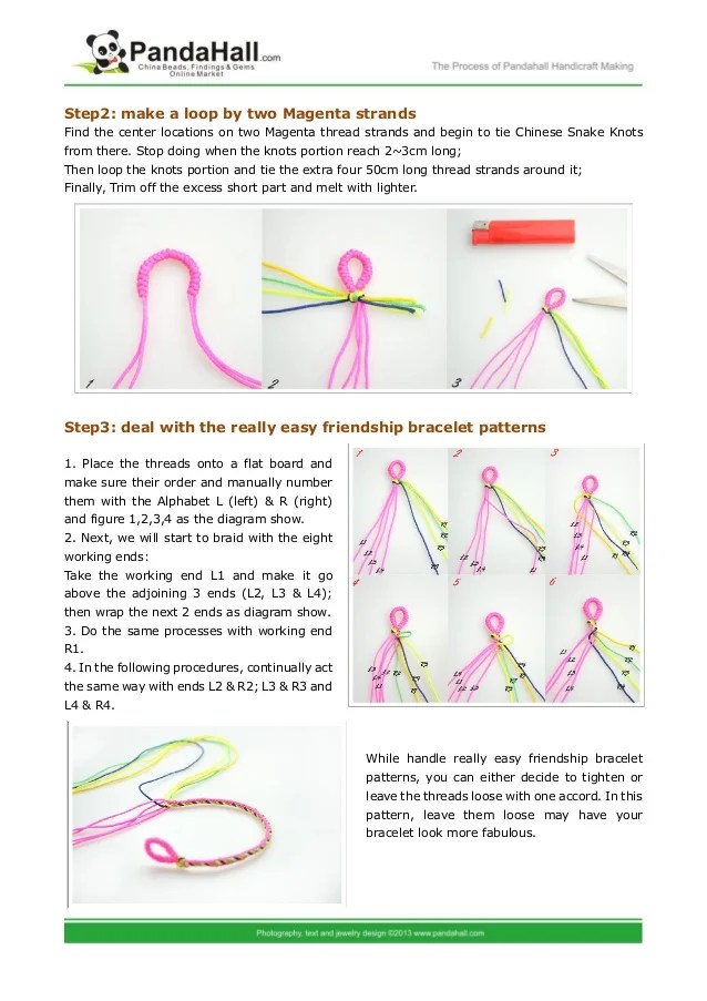 How to make cool bracelets with string really easy friendship bracele…